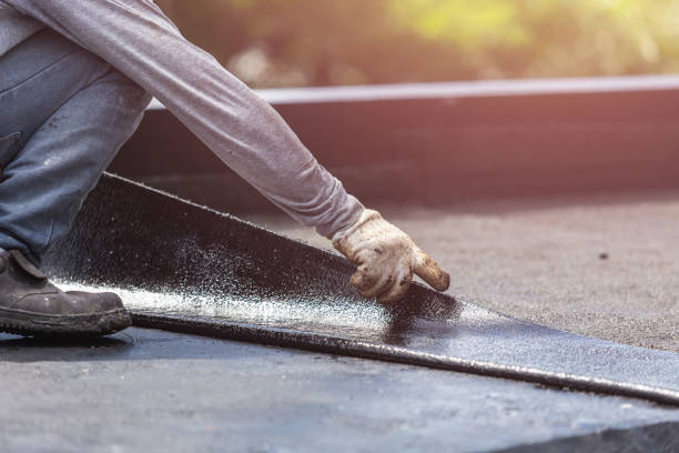 Professional Waterproofing technician working in Doylestown, OH